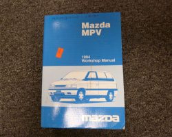 1994 Mazda MPV Workshop Service Manual