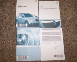 2010 Mazda Tribute Owner's Manual Set