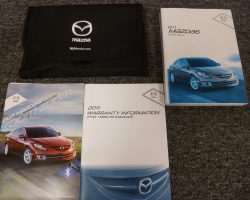 2011 Mazda6 Owner's Manual Set