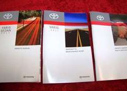 2011 Toyota Yaris Sedan Owner's Manual Set
