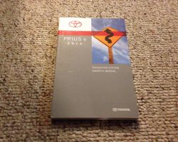2012 Toyota Prius V Navigation System Owner's Manual
