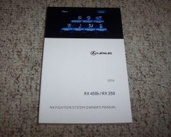 2014 Lexus RX350 & RX450h Navigation System Owner's Manual
