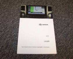 2015 Lexus LX570 Navigation System Owner's Manual