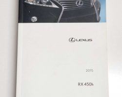 2015 Lexus RX450h Owner's Manual
