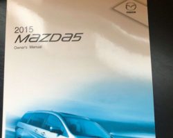 2015 Mazda5 Owner's Manual