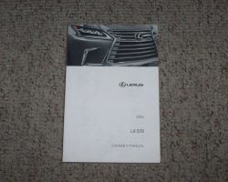 2016 Lexus LX570 Owner's Manual