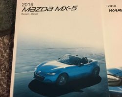 2016 Mazda MX-5 Owner's Manual