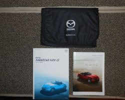 2016 Mazda MX-5 Miata Owner's Operator Manual User Guide Set