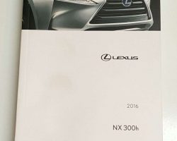 2016 Lexus NX300h Owner's Manual