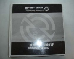 2006 Detroit Diesel MBE 4000 Series Engines DDEC6 Troubleshooting Service Repair Manual