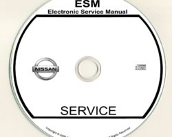 2008 Nissan Quest Service Manual CD