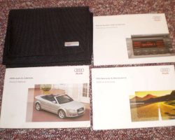 2008 Audi A4 Cabriolet Owner's Manual Set