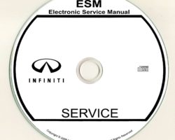 2008 Infiniti FX35 & FX45 Service Manual CD