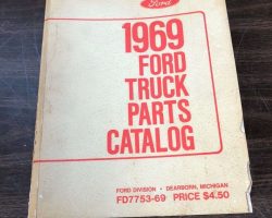 1969 Ford F-250 Truck Parts Catalog