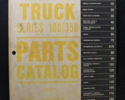 1984 Ford F-250 Truck Parts Catalog Text