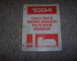 1994 Ford F-250 Truck Engine/Emissions Facts Book Summary