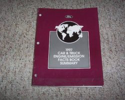 1997 Ford F-250 Truck Engine/Emissions Facts Book Summary