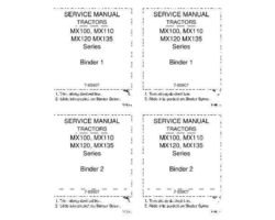 Shop Service Repair Manual for Case IH Tractors model 135