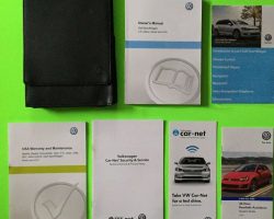 2015 Volkswagen Golf Sportwagen Owner's Manual Set