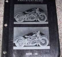 1941 Harley-Davidson Big Twin Engine Parts Catalog