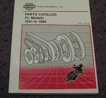 1983 Harley-Davidson Electra Glide FL Models Parts Catalog