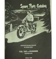 1953 Harley-Davidson Model 165 Parts Catalog