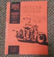 1950 Harley-Davidson Panhead 61 & 74 OHV Models Parts Catalog