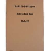 1952 Harley Davidson Model K Owner's Manual