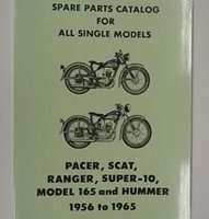 1956 Harley-Davidson Hummer Parts Catalog