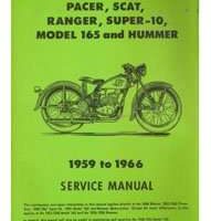 1956 Harley-Davidson Hummer Service Manual