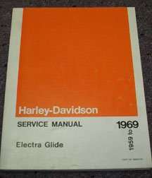 1969 Harley-Davidson Electra Glide Motorcycle Service Manual