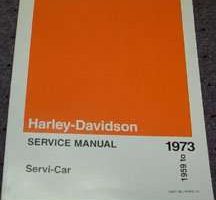 1970 Harley-Davidson Servi-Car Motorcycle Service Manual