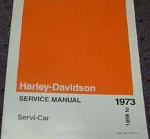 1973 Harley-Davidson Servi-Car Motorcycle Service Manual