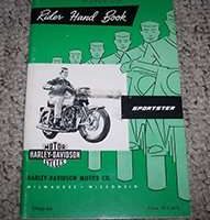 1961 Harley Davidson Sportster Owner's Manual