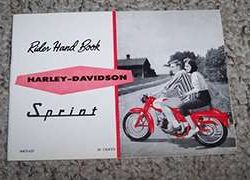 1962 Harley Davidson Sprint Owner's Manual