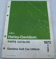 1963 Harley-Davidson Gas Golf Car & Utilicar Parts Catalog
