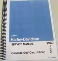 1972 Harley-Davidson Gas Golf Car & Utilitcar Models Shop Service Repair Manual