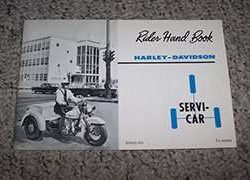 1965 Harley Davidson Servi-Car Owner's Manual