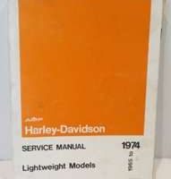 1973 Harley-Davidson SR-100 Lightweight Models Service Manual