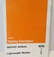 1973 Harley-Davidson TX-125 Lightweight Models Service Manual