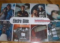 1970 Harley Davidson Electra Glide Owner's Manual