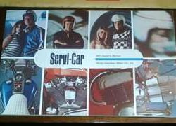 1970 Harley Davidson Servi-Car Owner's Manual