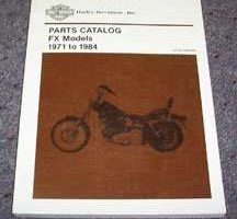 1971 Harley-Davidson Super Glide FX Models Parts Catalog