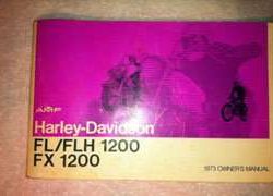 1973 Harley Davidson Super Glide Owner's Manual