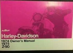 1975 Harley Davidson Z-90 Owner's Manual