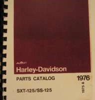 1976 Harley-Davidson SS-125 & SXT-125 Parts Catalog