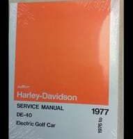 1977 Harley-Davidson DE-40 Electric Golf Car Service Manual