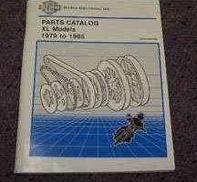 1981 Harley-Davidson Sportster XL Models Parts Catalog Manual