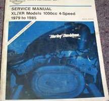 1981 Harley-Davidson XL/XR Sportster Models Motorcycle Shop Service Repair Manual