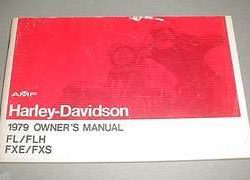 1979 Harley Davidson FL, FLH, FXE & FXS Owner's Manual